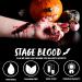 Spooktacular Creations Halloween Wax Coagulated Blood Set Ultimate Zombie Makeup Kit for Adults & Kids with Spatula & Sponge - Buy Online on GoSupps.com