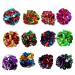 SunGrow Cat Crinkle Balls, 1.5-2 Inches, Lightweight, Ideal for Kittens and Adult Cats 12 Pieces Multicolor