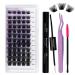 Lashes Extension Cluster Lash Extensions Set Cluster Wimpern DIY LASH Extension Set eyelashes lash cluster set cluster lashes bond and Seal (C3-D CURL) kit (8-16) mm C9-D CURL