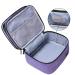 Luxja Nail Polish Carrying Case - Holds 20 Bottles - Portable Organizer Bag for Manicure Set - Purple - Buy Online on GoSupps.com