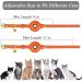 Buy Oopsdoggy Airtag Leather Cat Collar with Bells - Durable & Lightweight GPS Pet Collar for Cats & Small Dogs (Orange) - Buy Online on GoSupps.com