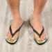 Shop Mnsruu Tropical Summer Pineapple Flip Flops | Multicolored Home Slippers for Men & Women - XS Travel & Spa - Buy Online on GoSupps.com