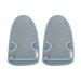 Peeling glove bamboo peeling shower glove 2 pieces bathing sponge shower loofah body massage scrubber glove for hammam sauna body peeling gray
