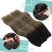 Youngsee Tressen 40cm Real Hair Balayage Weaving Extensions - Ombre Black Brown Blond 100g #1b/4/27 - Buy Online on GoSupps.com