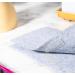 Glamza Hair Straightener Mat & Pouch - Made from Heat Resistant Safety Felt - Ideal for Home & Travel (Light Grey) - Buy Online on GoSupps.com