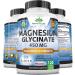 450mg Magnesium Glycinate Albion Minerals TRAACS Chelate | Vegan, Non-GMO - Supports Muscle, Bone, and Heart Health - Buy Online on GoSupps.com