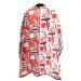 King Midas EmpireMoses Edition Barber Cape - Professional Salon Hair Cutting Cape Red/White