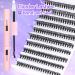Ruairie Black Lash Extension Kit: 200pcs Bond & Seal DIY Eyelash Extension Clusters 8-16MM CD Curl Individual Lashes Set - Buy Online on GoSupps.com