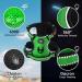 Nestroad Large Dog Harness & Leash Set - Green Adjustable Fit for Large Dogs Includes Car Seat Belt - Perfect for Neck 38-48cm & Chest 48-74cm - Buy Online on GoSupps.com