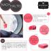 10-Pack Microfiber Makeup Remover Cloths | Soft Facial Towel for Sensitive Skin | ko-Tex 100 Certified | 40x18 cm - Pink - Buy Online on GoSupps.com