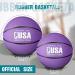 Libima Official Size 5 Rubber Basketball Set - Purple/Green/Red - Indoor/Outdoor Game Practice Training Ball for Kids, Youth, Men, Women - Includes Pump - 27.5 - Buy Online on GoSupps.com