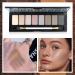 Matte Eyeshadow Palette - 8 Highly Pigmented Colors, Long-Lasting, Professional Nudes, Smoky Eye Shadow Kit with Brush - 0.50 oz (Pack of 2) - Buy Online on GoSupps.com