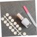 minkissy 12 Sets Nail Display Board Nail Tip Color Plate Rechargeable Razor for Women Sheer Nail Polish Nail Color Display Chart Nail Color Chart Fake White Sample Supplies 3d Plastic - Buy Online on GoSupps.com