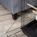 PawHut 23" Bird Cage Flight Parrot House Cockatiels Playpen with Open Play Top and Feeding Bowl Perch Pet Furniture Black - Buy Online on GoSupps.com