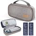 Insulin Cooler Travel Bag Diabetic Medications Organizer Case with 2 Ice Packs Great for Daily Use Travel Storage Portable Medication Cooler Bag for Insulin Pens