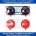 Universal Child Lock Safety Kit - 6 Transparent Black Door Locks for Cabinets & Drawers | Secure Baby Protection with Special Adhesive - Buy Online on GoSupps.com