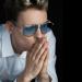 Joopin Polarised UV Protection Al-Mg Metal Sunglasses for Men Women - Gradient Blue - Buy Online on GoSupps.com