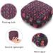 Blue Pink Coral Pineapple Pattern Sanitary Napkin Storage Bag - Menstrual Cup & Nursing Pad Holder - Portable Period Pouch for Women & Teen Girls - Buy Online on GoSupps.com