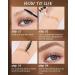 Tinted Eyebrow Gel Kit - 2PCS Burgundy | Long Lasting Waterproof Brow Makeup | Halloween Makeup | Includes 2 Brushes - Buy Online on GoSupps.com