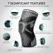 ROKKO Knee Braces for Pain Relief - 2 Pack Ultra Knee Compression Sleeves with Silicone Gel & Support for Exercise Arthritis Runner ACL PCL MCL Meniscus Tear - Buy Online on GoSupps.com