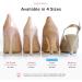 GoGoHeel STOPPERS Heel Protectors - Prevent Grass Sinking | 4 Size Set | Clear - Ideal for Outdoor Events - Buy Online on GoSupps.com