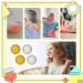 Fingertoys 8-Piece Magnetic Massage Balls Set - Acupuncture & Yoga Massage Balls (32mm) - Silver & Golden for Muscle Relief - Buy Online on GoSupps.com
