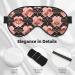 Rose Gold Eye Masks - Soft Sleep Eye Patch for Women | Breathable & Travel-Friendly Relaxation - Buy Online on GoSupps.com