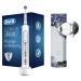 Oral-B Genius 8500 Electric toothbrush/Electric Toothbrush 5 cleaning modes for dental care & Bluetooth app Design Edition with travel case gift for them silver