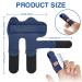 Echify Upgraded Finger Splints - 1Pc Full Coverage Finger Protector Mallet Finger Support Brace Trigger Finger Splint Finger Straightener for Arthritis & Broken Knuckle Immobilization Blue - Buy Online on GoSupps.com