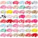 48 Pieces Spa Headband Bulk  Headband for Washing Face coral Fleece Bow Hair Band for Shower Cosmetic Facial Makeup Women Mask Shower Gifts  24 Styles