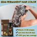 Hair Dye Shampoo 3 in 1 - Herbal Chestnut Brown Color Shampoo for Men & Women | Gray Coverage 500ml - International Shipping Available - Buy Online on GoSupps.com