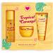 I Heart Revolution Tropical Caramel Bath & Body Gift Set All-In-One Mini Hair & Body Set For Summer Sweet Scent Vegan & Cruelty-Free - Buy Online on GoSupps.com