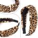 Belerry 2 Pack Leopard Hairbands | Stylish Knot & Turban Headbands for Women & Girls | Trendy Wide Headband Set for International Shipping - Buy Online on GoSupps.com