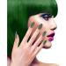 Buy Widmann 05353 Glitter Emerald Green Fingernails Set - 12 Self-Adhesive Pieces for Carnival Theme Parties & Halloween - International Shipping Available - Buy Online on GoSupps.com