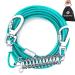 Expression cable for dogs 1.5 m long dog leash for courtyard purchase festival robust dog run-out cable for large dogs up to 56.7 kg long-lived dog runner for courtyard or camping 30 foot ice blue for 56.7 kg