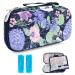 Youshares Insulin cooling bag Travel Etui-TSA Medicines Eva cool box on the way Diabetics cooler pocket for glucose meters epipen insulin pen other diabetes accessories with 2 cooling batteries (hydrangeas) Y8-Hortensie