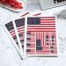 CANTENDO 3-Pack Reflective U.S. Flag Decal Set - Waterproof Vinyl Car Stickers (12 x 8.5 Inch) - Buy Online on GoSupps.com