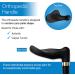 RMS Orthopedic Walking Cane - Adjustable Offset Design for Arthritis & Carpal Tunnel - Right-Handed Handle - Buy Online on GoSupps.com