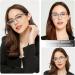 4 Pack Colorful Blue Light Blocking Reading Glasses for Men & Women | Fashionable 2.50 Readers with Spring Hinge - Perfect Gift - Buy Online on GoSupps.com