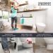 Bathroom Poop Stool - PROPPR Adult Squatting Toilet Stool with Australian Oak Finish - Buy Online on GoSupps.com