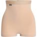 Corsinel support linen low women's boxer shorts for stoma & hernia Damen underpants with maximum support Suitable for umbilical scar and inguinal hernia |Reliable protection & stop S beige beige s