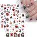 JMEOWIO 12 Sheets Halloween Nail Art Stickers Decals Self-Adhesive Skull Cute Horror Ghost Pumpkin Pink Nail Supplies Nail Art Design Decoration Accessories - Buy Online on GoSupps.com