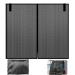 Hiullen car tailgate mosquito net 175 * 150 cm wing door trunk cover sun protection magnetic fly grille mesh mosquito net curtains for roof caravan camper van campin