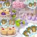 60 Pieces Teddy Bear Cupcake Cake Toppers Teddy Bear Themed Baby Shower Decorations Bear Cake Picks for Gender Reveal Baby Shower Party Decorations - Buy Online on GoSupps.com