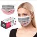 Hard 50x medical mouth protection made in Germany op-mask type IIR CE certified EN14683 BFE 3-layer 99.78% protective MNS one-way face masks adults 100 pieces 17.5 cm x 9.5 cm dusty pink