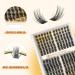 Cluster Lashes Quewel - 168 Piece C Curl Mix Eyelash Extensions (12-18mm) - Soft & Light Volume False Eyelashes for Home Use - Qu33-D-Mix - Buy Online on GoSupps.com
