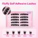 Self Adhesive Eyelashes - No Glue Needed Natural Look Reusable Waterproof Wispy Fluffy Lashes with Tweezer - Buy Online on GoSupps.com