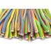 Rainbow Tutti Fruity Cable Pencil Sweets Long HALAL 1200g / 100 pieces - Buy Online on GoSupps.com