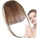 Lesunbak Clip in Bangs Real Hair French Bangs Clip on Fake Bangs Fringe Natural Color Fringe Hairpieces Stylish Neat Bangs Hair Extension for Girls Women brown - Buy Online on GoSupps.com