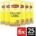  Lipton Lipton Yellow Label Th Noir - 6 x 25 sachets - Buy Online on GoSupps.com